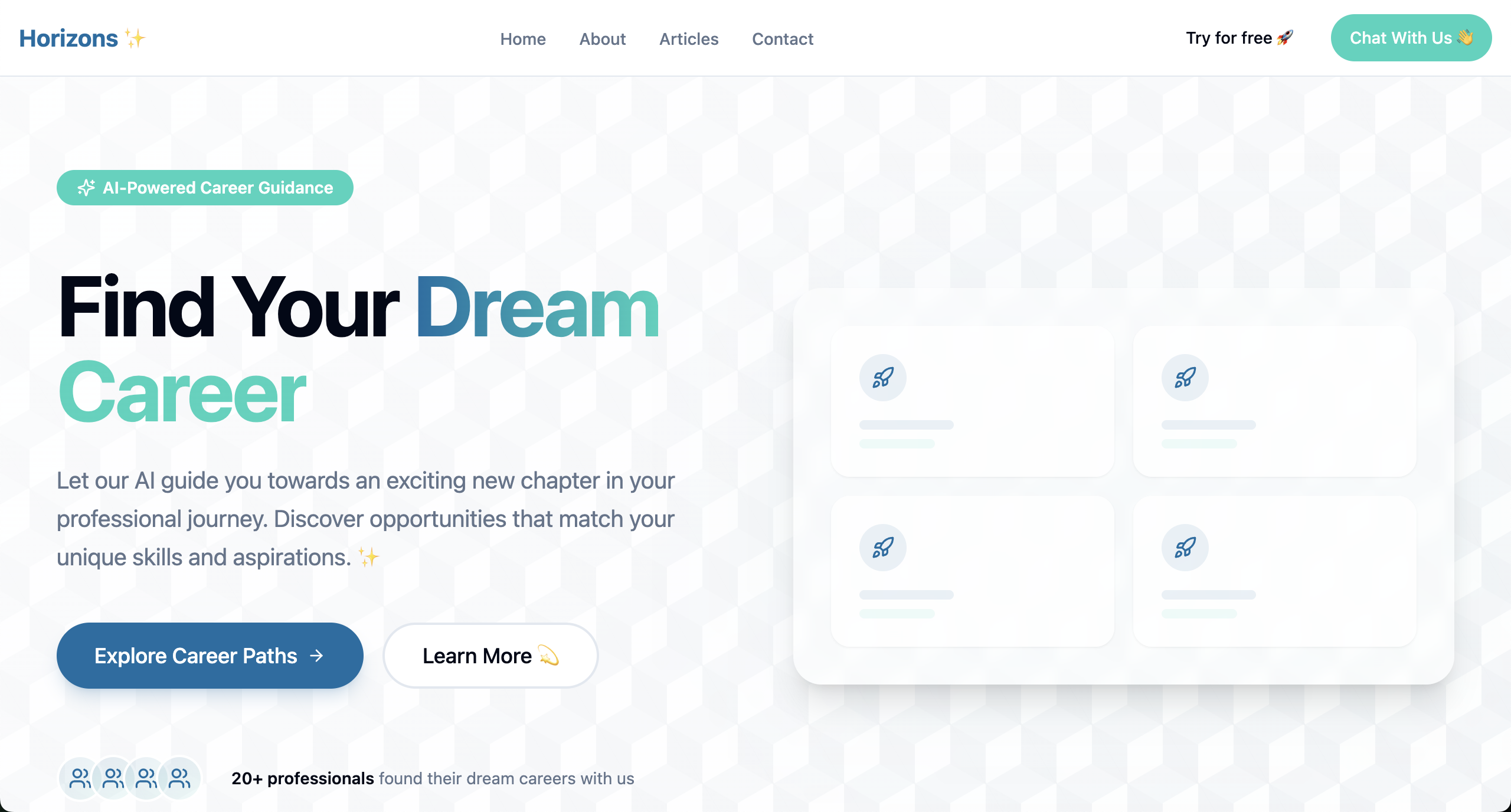 Horizons AI – Career Path Generator