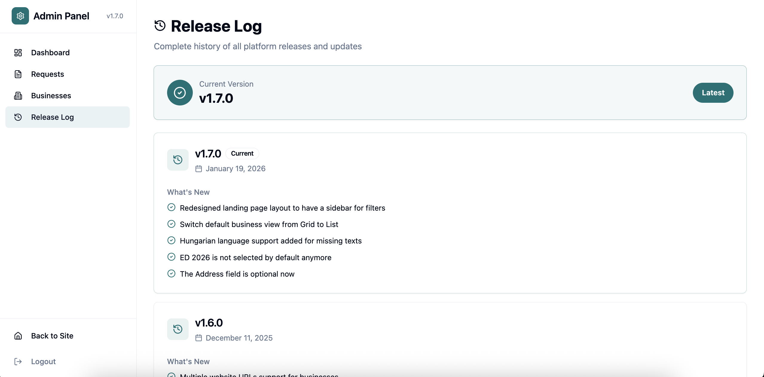 MME – Businesses Directory - Screenshot 4